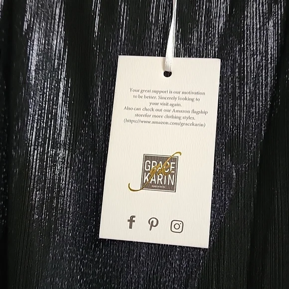 Grace karin dresses casual color black size M New elegant - Picture 7 of 15